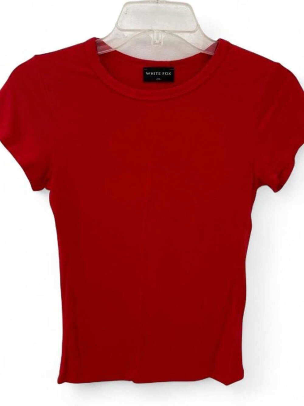 White Fox Too Blessed Tee in Red